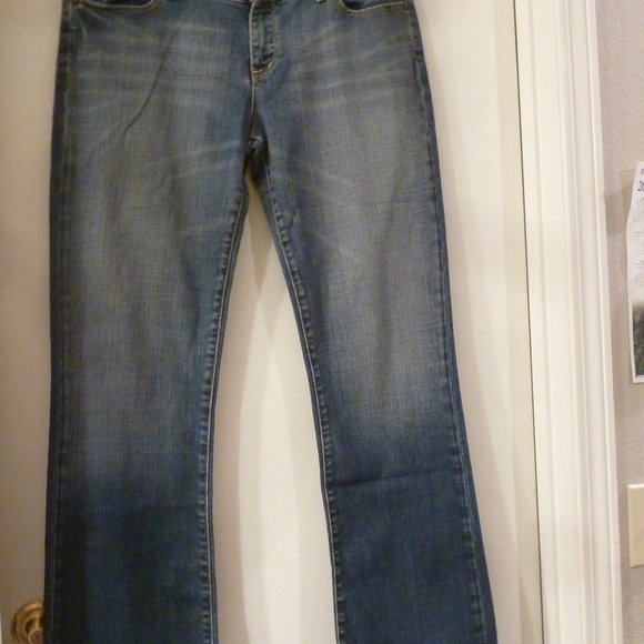 X2 Quality Denim Blue  Wash Stella Bootcut Jeans Low Rise 5 Pockets Sz 12 - Picture 2 of 13